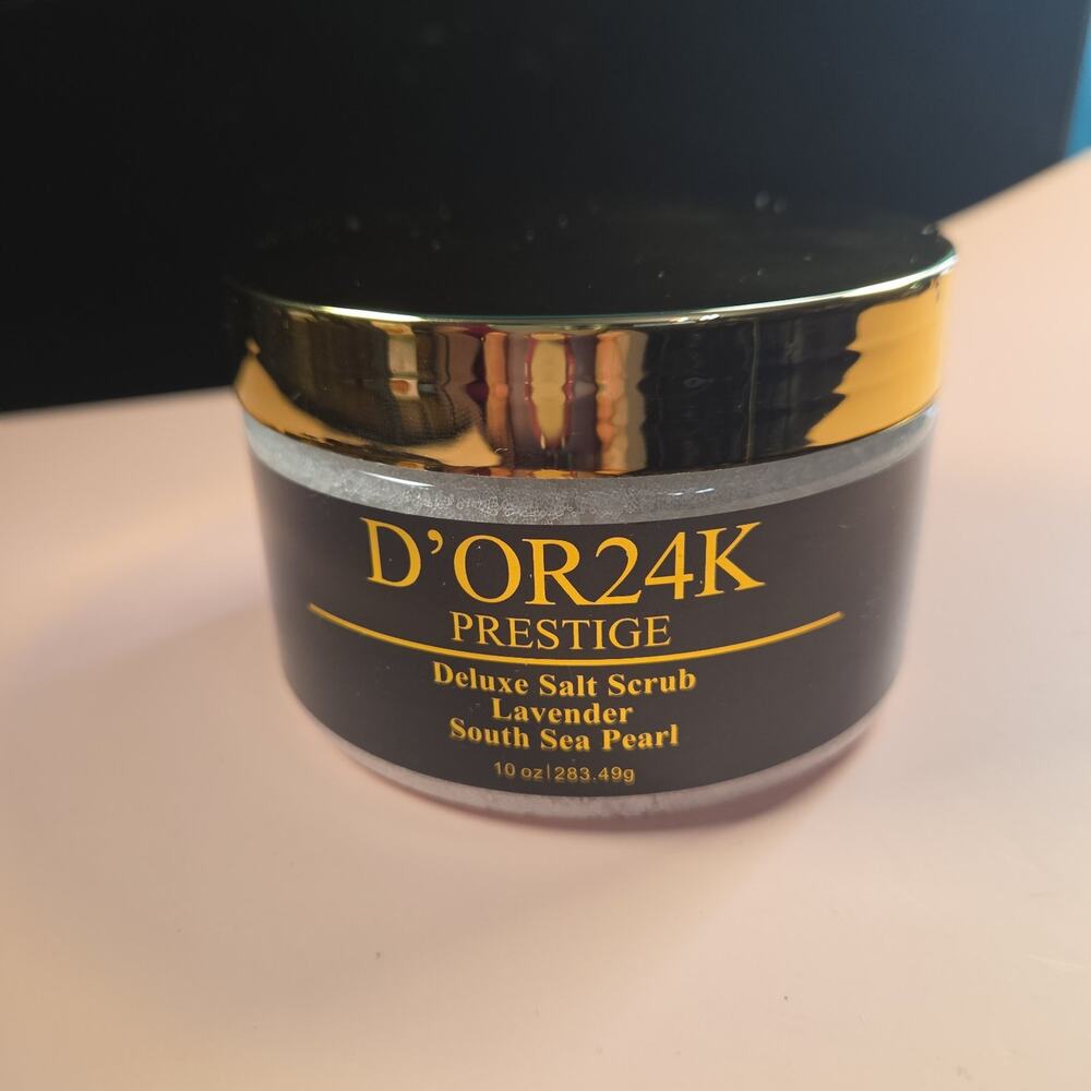 D'OR24K Deluxe Salt Scrub Lavender South Sea Pearl